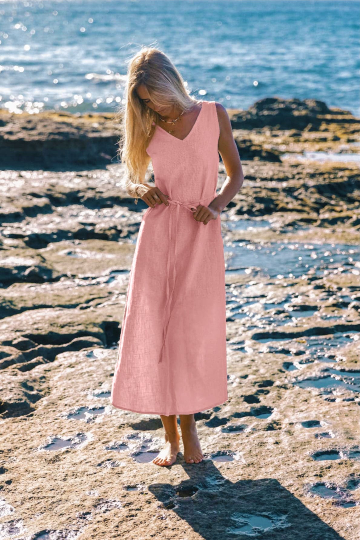 Linen dress SUNSET